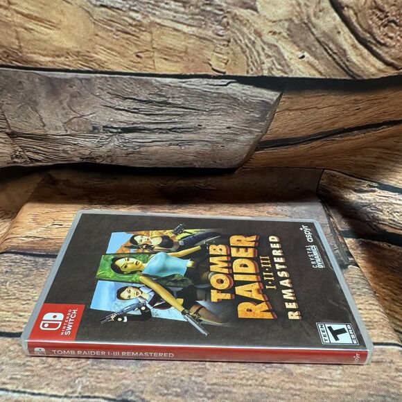 Tomb Raider I-III Remastered Starring Lara Croft Nintendo Switch Game New Sealed - Picture 3 of 6